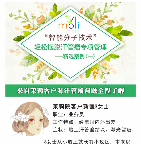 汗管瘤案例 精选汗管瘤案例,一张图就可以清楚了解智能分子疗法(图1)