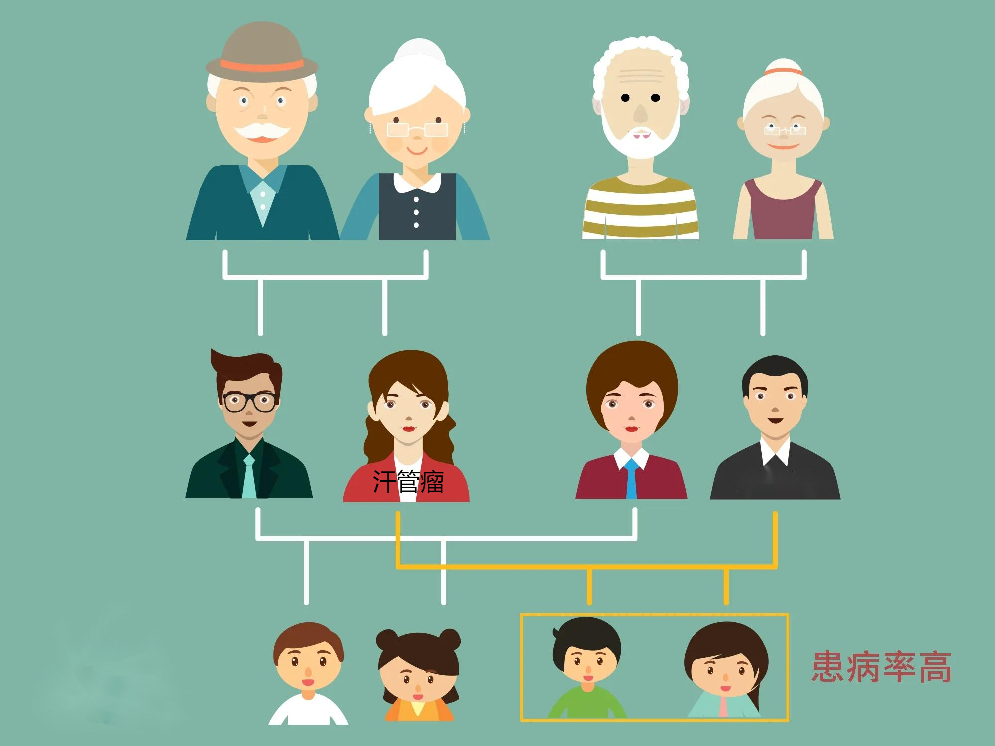 汗管瘤形成的原因(图1)